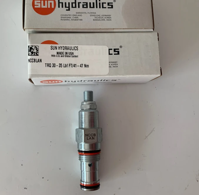 NccbLAN Nccblan Sun Hydraulics Original Genuine Fully Adjustable Need Le Valve With Reverse Flow Check